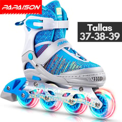 PAPAISON - Patines Inline Skates - MOD 310 - BL - Tallas 37-38-39