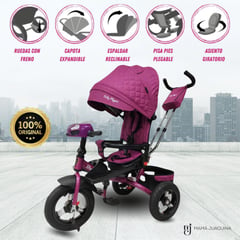 FLIPPER - Triciclo Giratorio 3 en 1 «CHESTER NEW» FUCSIA