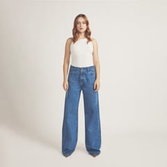 COTTON'S JEANS - Jean WideLeg Cottons Jeans Karen