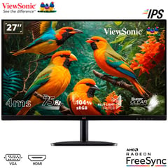 VIEWSONIC - Monitor 27 VA2735 Full HD IPS 75HZ 4ms AMD FreeSync