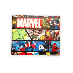 BIOWORLD - Billetera Marvel Logo Multi heroes