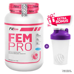 FITFEM - FEM PRO 1.1 KG PROTEÍNA VAINILLA + REGALO