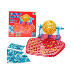 GENERICO - Juego Familiar Bingo Lotto de Color Rojo