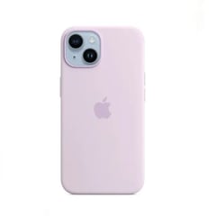 APPLE - Case Silicona Para Iphone 11 LILA + Mica de Vidrio