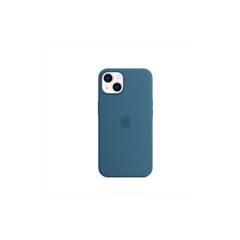 APPLE - Case Silicona Para Iphone 13 AZUL COBALTO + Mica de Vidrio