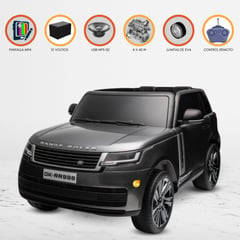 LAND ROVER - Carro a Batería Licenciado «DISCOVERY» Gray