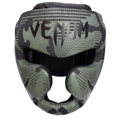 REAL FITNESS PERU - Casco de Boxeo Venum Verde Oscuro Talla L Adulto