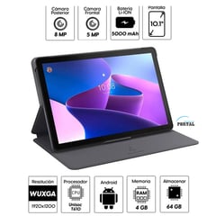 LENOVO - TABLET M10 CON CHIP 64GB 4GB FOLIO CASE TB328XU