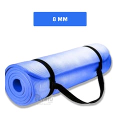 RYBIU IMPORT - Mat Fitnes de Yoga Y Ejercicios de Color Azul