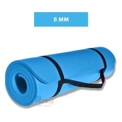 RYBIU IMPORT - Mat Fitnes de Yoga y Deporte Color Celeste