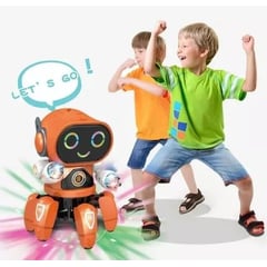 GENERICO - Robot Con Luces y Sonido Infantil Color Anaranjado