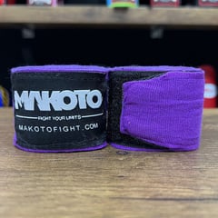 MAKOTO - VENDAS DE BOXEO MORADO - 5 METROS - SEMIELÁSTICAS