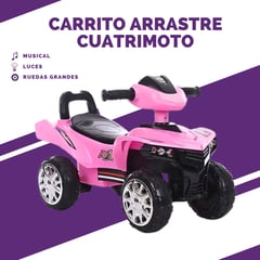 GENERICO - Carro de Juguete de Arrastre Cuatrimoto