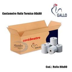 GENERICO - CAJA DE CONTÓMETRO GALLO 80X80MM CJA X20