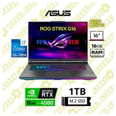 ASUS - Laptop ROG STRIX G614JV-AS74 INTEL CORE i7 13650HX/1TB SSD/ 16GB/ RTX 4060 8GB VIDEO/165HZ