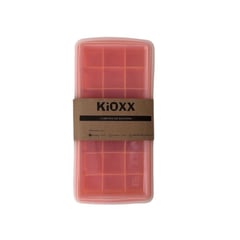 KIOXX - Cubeta de Hielo de Silicona 21 Cavidades Naranja