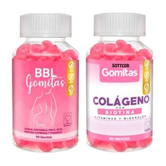 GENERICO - Aguaje Bbl + Colágeno con Biotina para Adultos 100 Gr Gomitas Sottcor