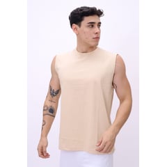 J JERAOUS - POLO JERAOUS MANGA CERO RELAX Beige