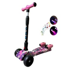 GENERICO - Scooter Patineta De Niños Musicales A Luces con Bluetooth