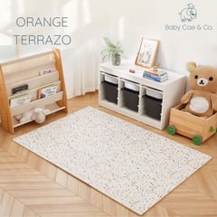 GENERICO - MAT ESPUMA EVA PREMIUM PARA BEBES MODELO ORANGE TERRAZO