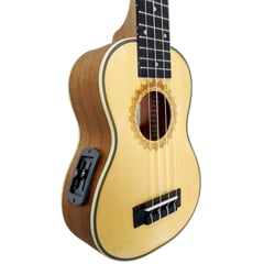 FREEMAN - - Ukelele Soprano Electroacustico de 2B - Natural.