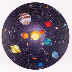 BIGJIGS - Rompecabezas circular de piso Sistema Solar x 50 piezas