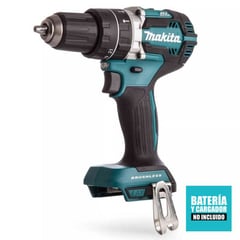 MAKITA - Taladro Percutor 1/2" 18V LXT BL 60Nm Baretool DHP484Z