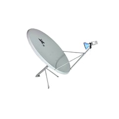 BOWIE - ANTENA PARABOLICA SATELITAL 120CM CON LNB BANDA C Y ADAPTADOR