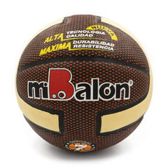 MIBALON PRIMER ESPECIALISTA LIDER EN PELOTAS - Pelota Mibalón Basquet Modelo Cobra Crema Oficial 7