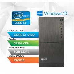 INTEL - COMPUTADORA ESCRITORIO I3 2120 - 8GB - SSD 240GB