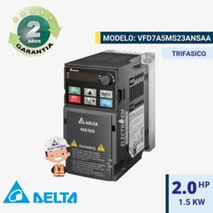 DELTA - Variador de Frecuencia MS300 DE 2HP 75A 220VAC TRIFASICO