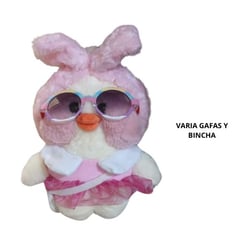 ROSA - Peluche Kawaii de Patito Lalafanfan TUTU ROSADO