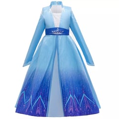 GENERICO - Disfraz vestido Elsa regalo navidad cumpleaños