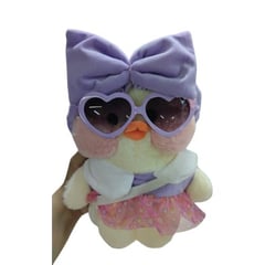 ROSA - Peluche Kawaii de Patito Lalafanfan TUTU LILA