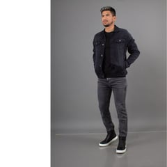 ALDO'S SINCE 1986 - LIQUIDACIÓN CASACA DENIM SLIM FIT DE EDICIÓN LIMITADA