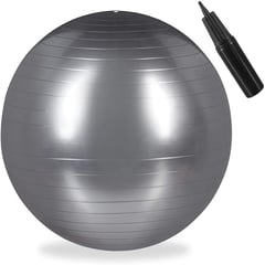 ALPHA GYM - Pelota para yoga y pilates Inflador 85cm Profesional