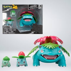 JAZWARES - FIGURA DE ACCION BULBASAUR EVOLUCION