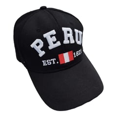 MDLT - Gorra Perú Bordado 3D 1821 100% algodón lavable