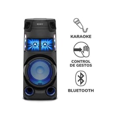 SONY - EQUIPO DE SONIDO MHC-V43D BLUETOOTH KARAOKE NEGRO