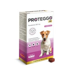 PROTEGGO - 3M Antipulgas 250 mg 1 Tableta 4.5 - 10 Kg