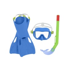 BESTWAY - Set Máscara de Buceo Crusader Essential Celeste -