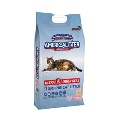 AMERICA LITTER - Arena Ultra Odor Seal Talco de bebé 7 Kg