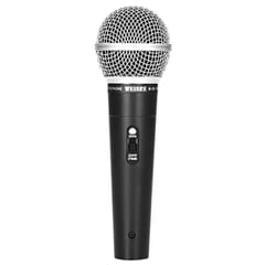 IMPORTADO - Microfono de Metal con Cable WEISRE SM-58 para Karaoke Presentaciones