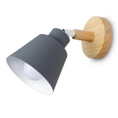 CEMLIGHTING - Lampara De Pared Ibiza Color Socket Gris luz luminaria