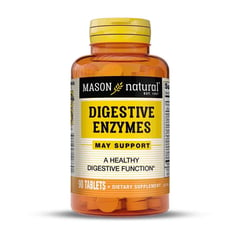MASON - Enzimas Digestivas & Probioticos - Digestión y Reflujo 90 Tabletas