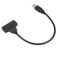 GENERICO - Cable adaptador USB 2.0 - SATA III para disco HDD formato de laptop