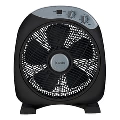 KENDAL - Ventilador Sobremesa BOX 12 Pulgadas KF-12B3 Negro.