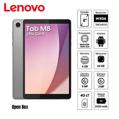 LENOVO - Tablet Tab M8 4ta Gen 4GB RAM 64GB SSD TB300FU + Folio Case