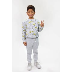 FANTY KIDS - Polera Niño Algodón - Dino Neón