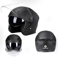 GREENLINE - Casco para bicicleta Modelo BYB7 NEGRO MATE